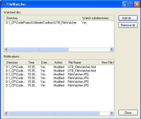 filewatcher with email
