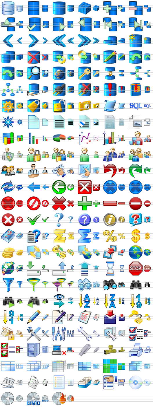 Database Icon Set