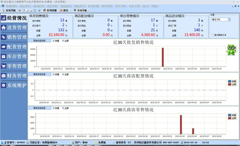 铭达智云分销管理平台