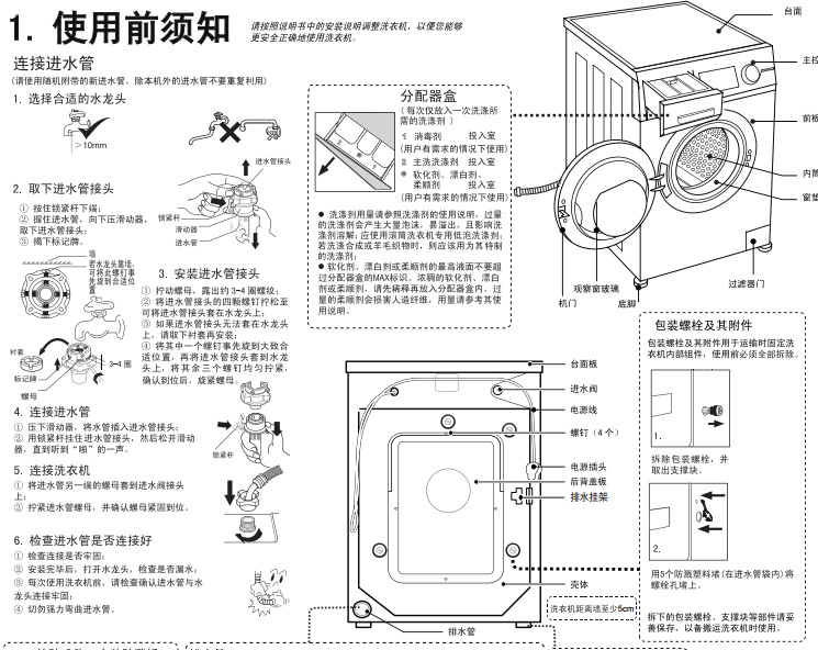 海尔qg100-hb1228a洗衣机使用说明书