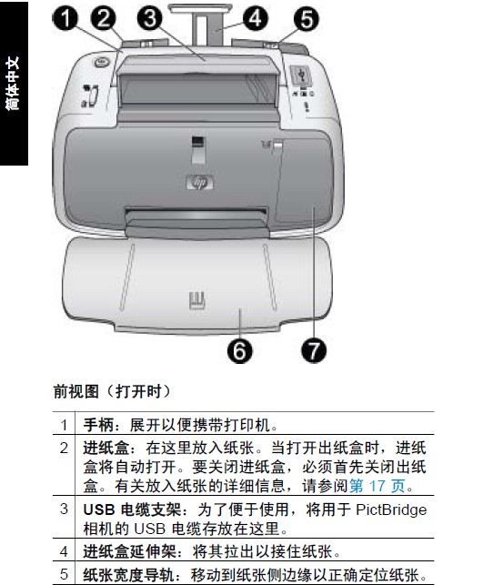 惠普a314打印机使用说明书