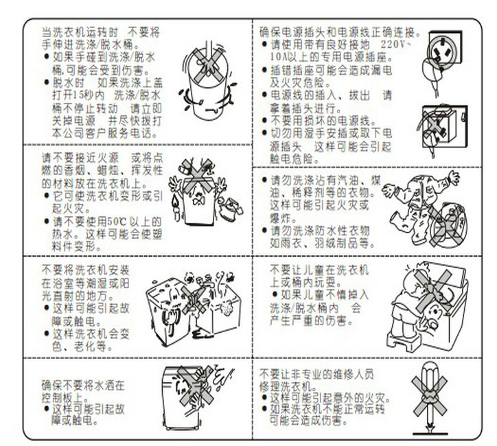 三洋xqb65-b1033s洗衣机使用说明书