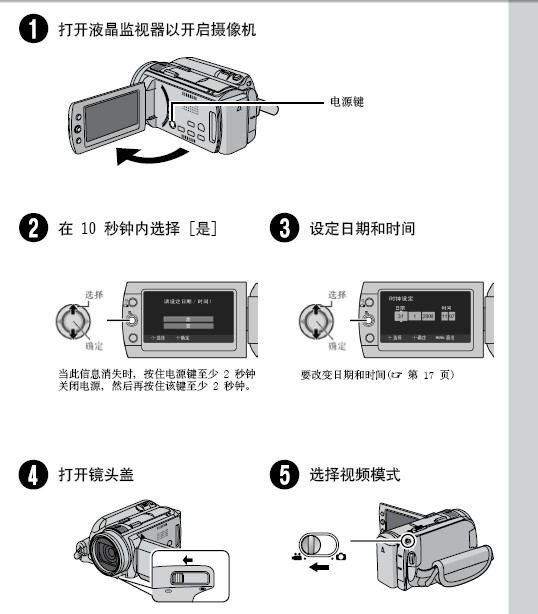 jvc gz-hd10型数码摄像机使用说明书