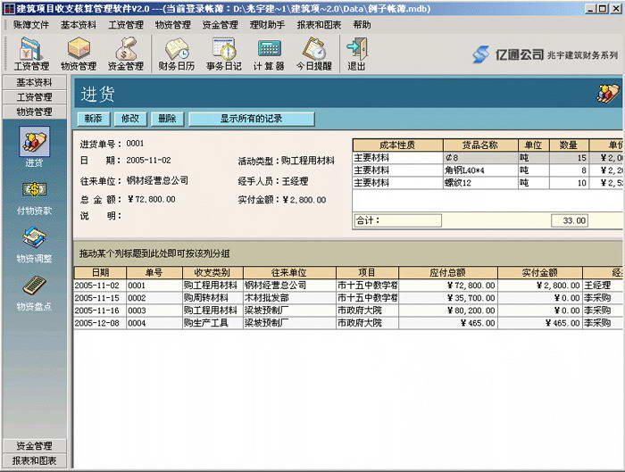 会计分录大全_工程收入分录