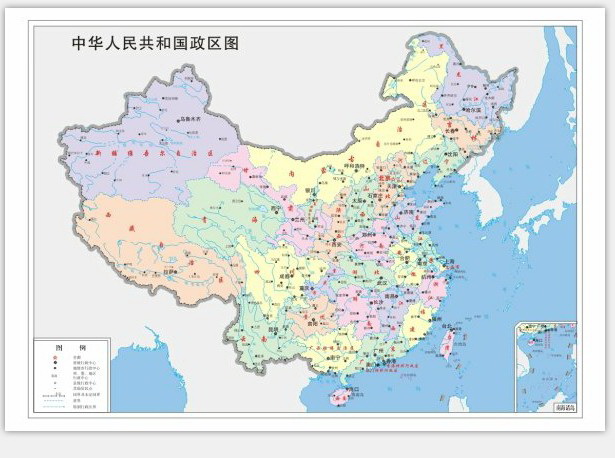 矢量中国地图图片