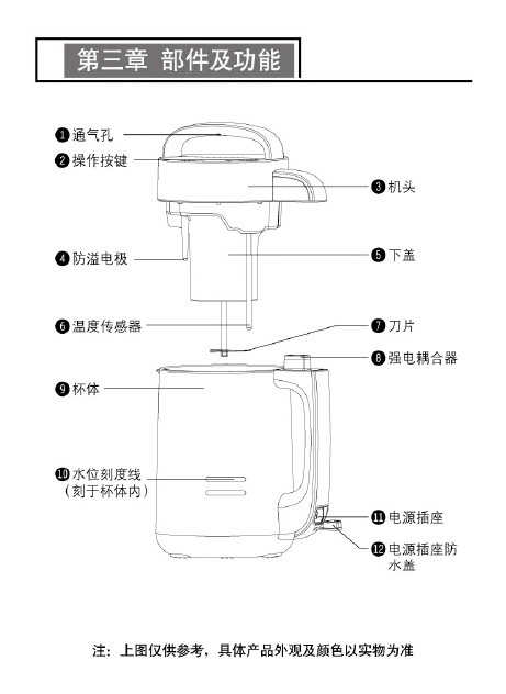 九阳dj12b-a29豆浆机使用说明书