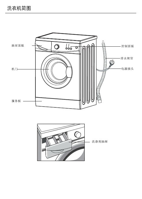 美的mg53-8031d(s)滚筒洗衣机使用说明书