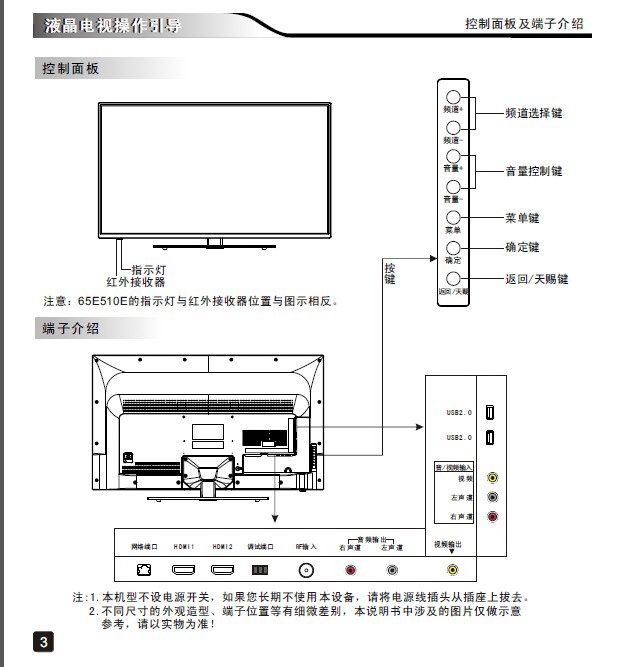 创维40e510e液晶彩电使用说明书