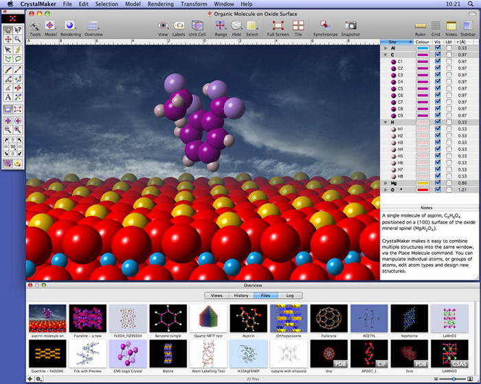 crystalmaker stacking