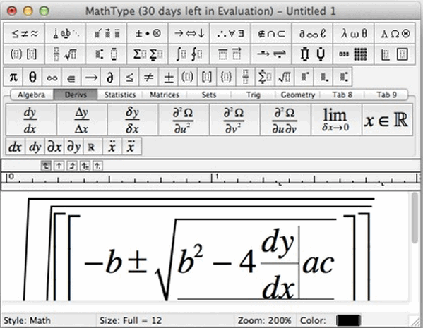 MathType数学公式编辑器 mac版