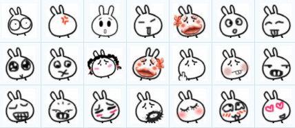 古田兔子是外形和兔斯基相同一双会动的兔耳朵的兔子qq表情,很受qq