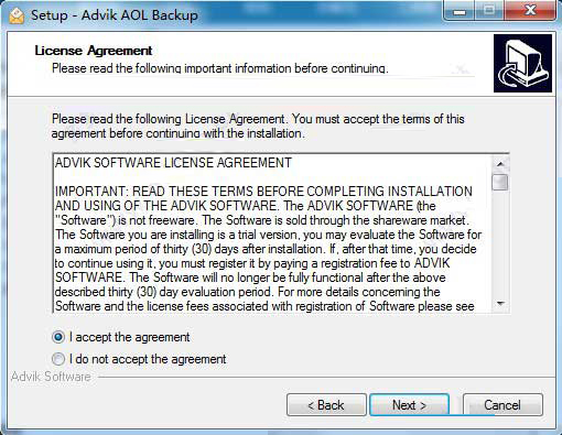 Advik AOL Backup