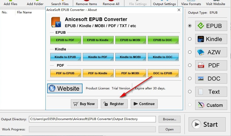AniceSoft EPUB Converter