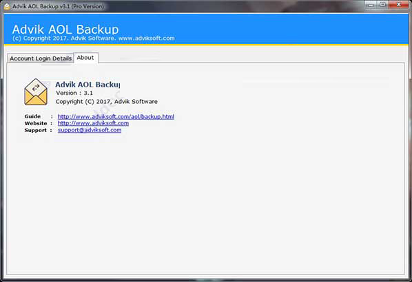 Advik AOL Backup