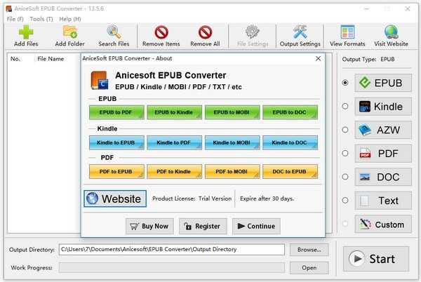 AniceSoft EPUB Converter