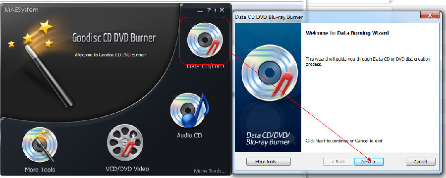 Goodisc CD DVD Burner
