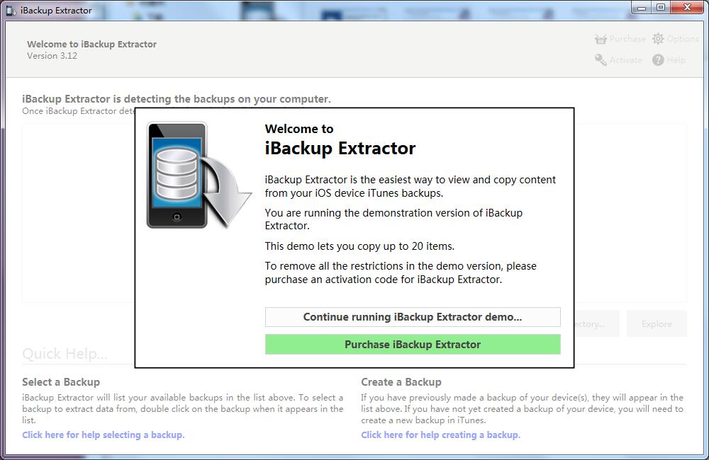 iBackup Extractor