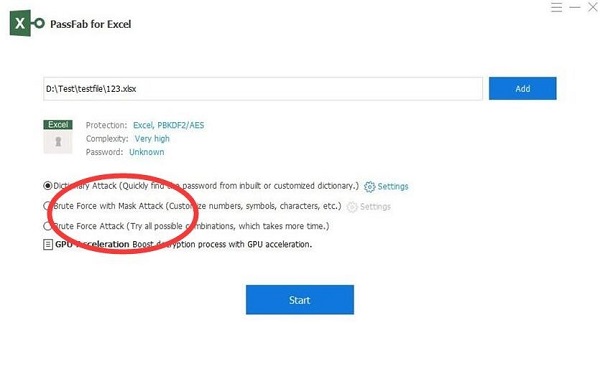 PassFab for Excel