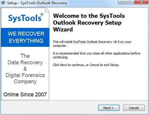 SysTools Outlook Recovery