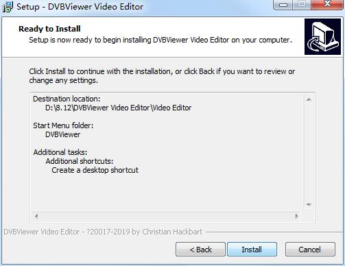 DVBViewer Video Editor