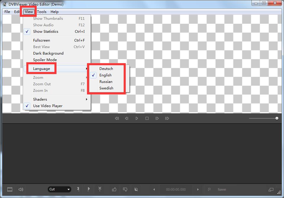 DVBViewer Video Editor