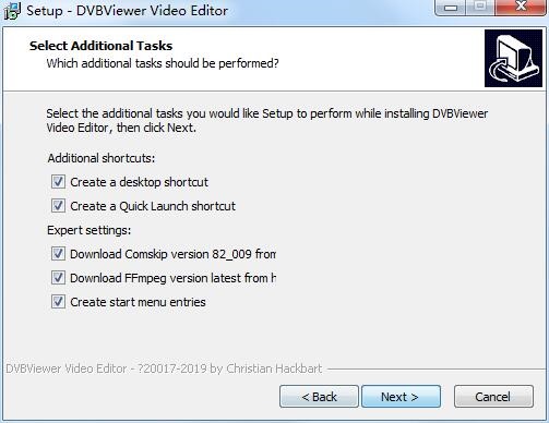 DVBViewer Video Editor