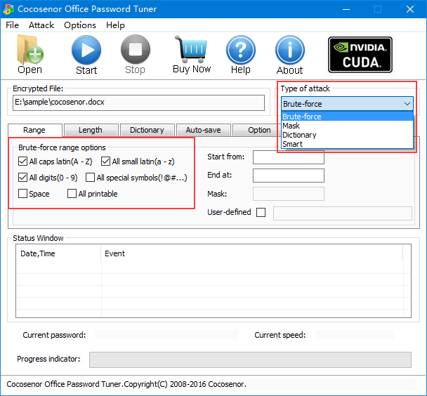 Cocosenor Office Password Tuner