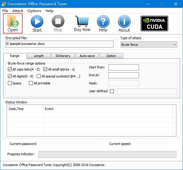 Cocosenor Office Password Tuner