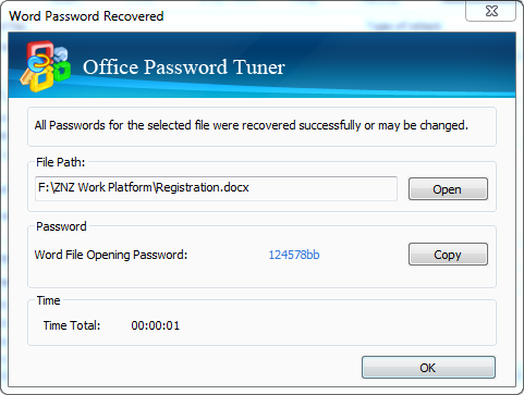 Cocosenor Office Password Tuner