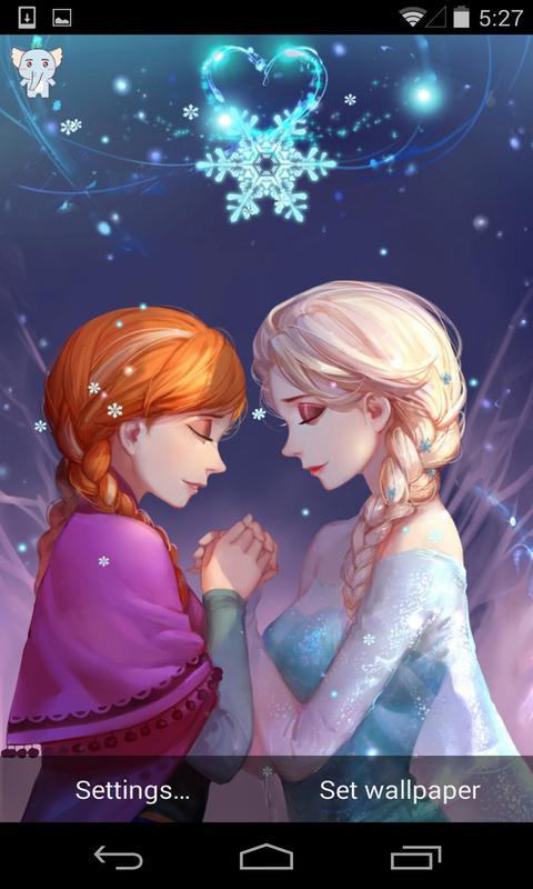 电影冰雪奇缘女孩唯美梦幻安娜艾莎高清动态壁纸是一款由梦象动态