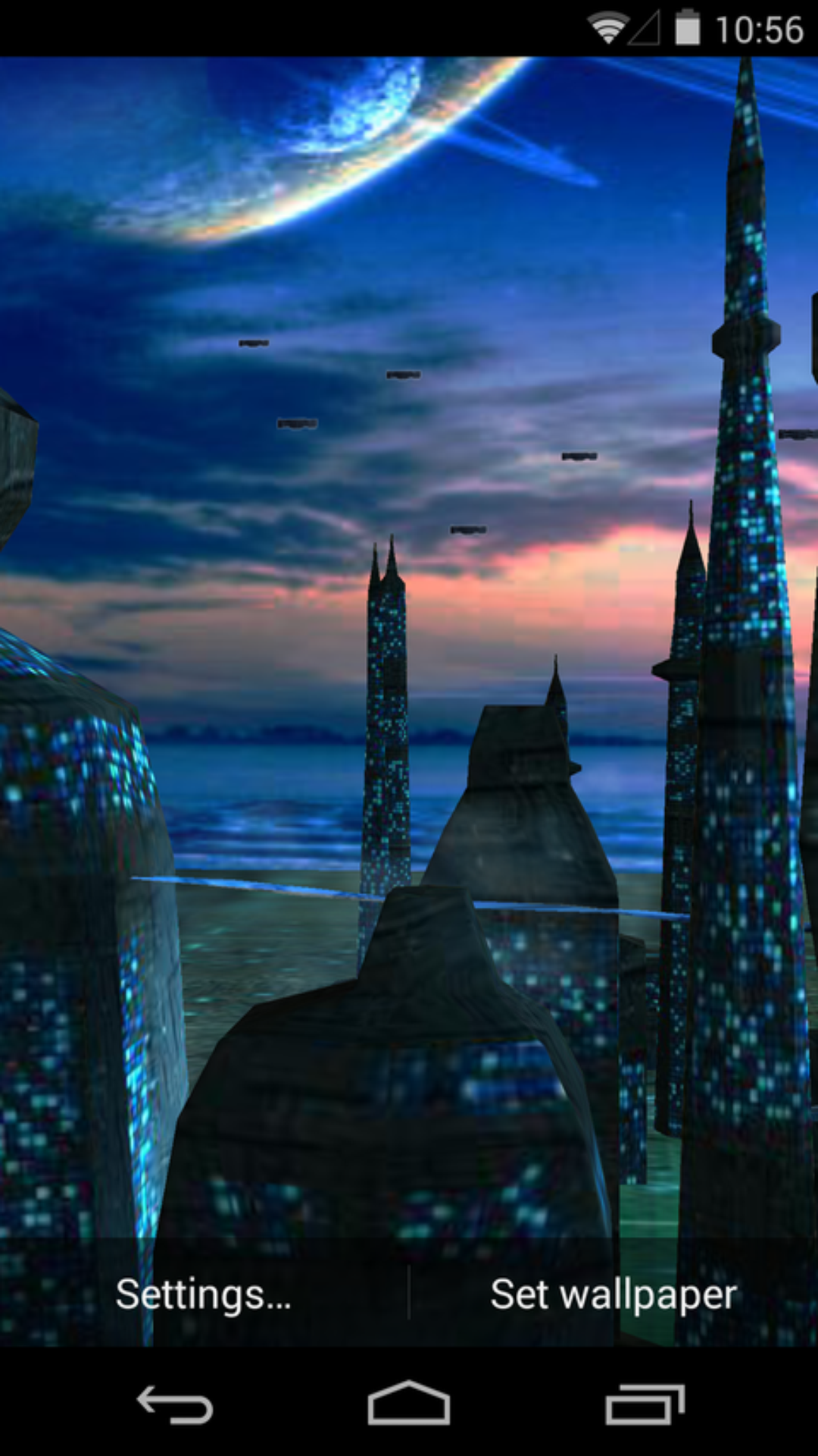 3d蓝色星球-梦象动态壁纸