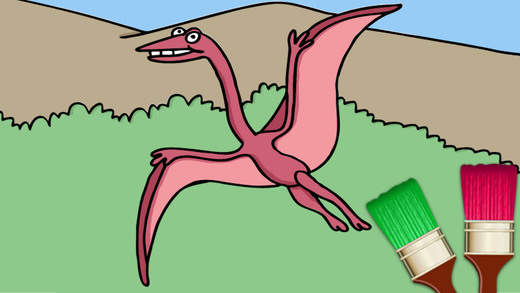 恐龙动物侏罗纪公园儿童画画游戏 – 3到6岁宝