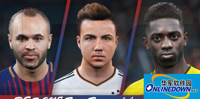 实况足球2018伊涅斯塔|格策|登贝莱脸型优化补