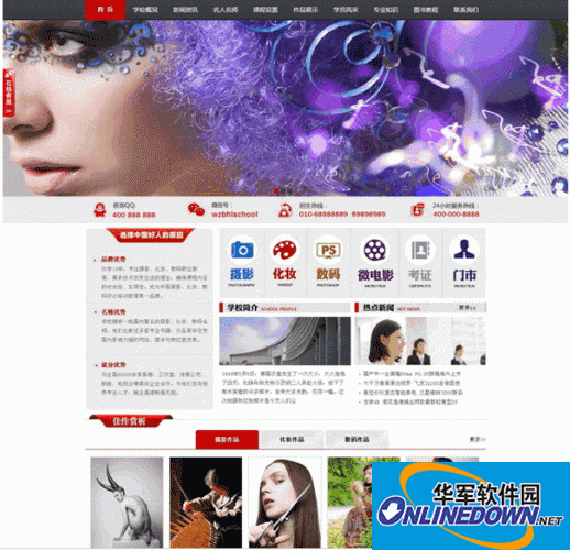学校网站源码