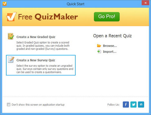 问卷调查制作软件(Quiz Maker)