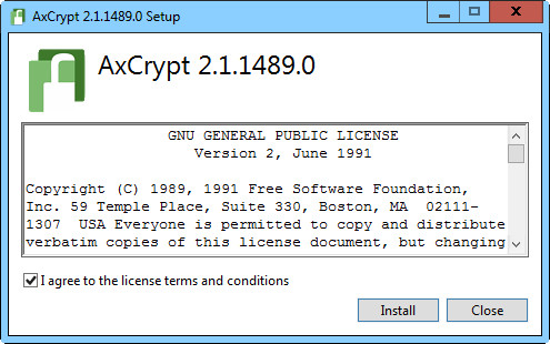 AxCrypt数据加密软件