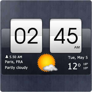 Sense式时钟和天气挂件:Sense flip clock & weather2.21.03