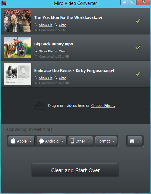 Miro Video Converter