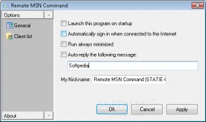 Remote MSN Command