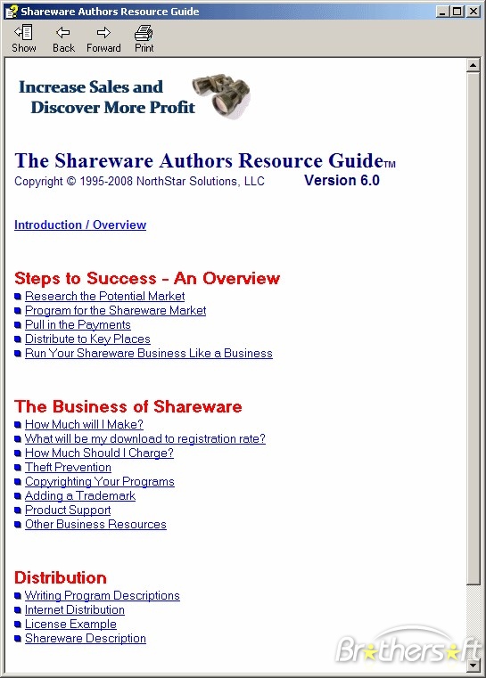 Shareware Authors Resource Guide