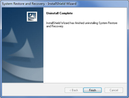 System Restore and recovery