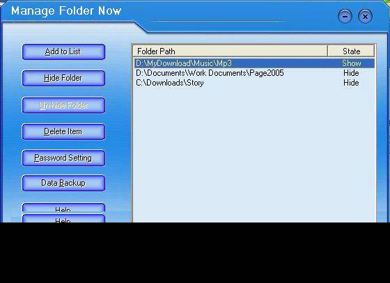 Manage Folder Now