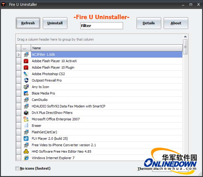 Fire U Uninstaller