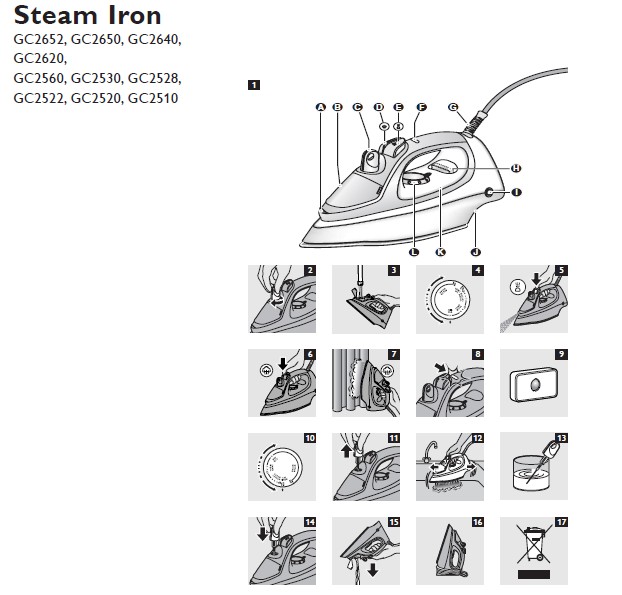 蒸汽电熨斗拆卸图教程图片