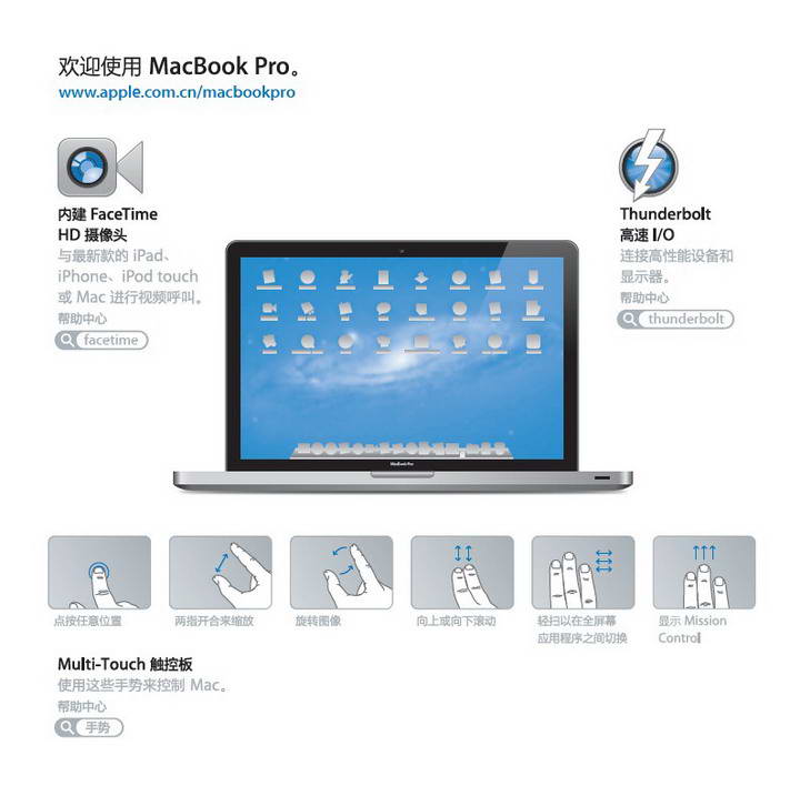 Apple苹果MacBook Pro (15 英寸 2011 年初机型)使用手册