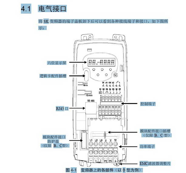 艾默生变频器端子图解图片