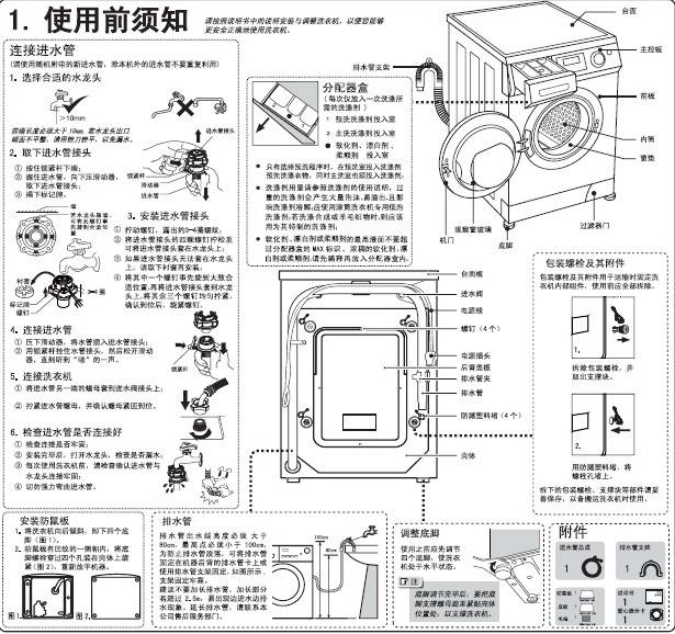 华军软件园 说明书 家用电器 洗衣机 海尔xqg70