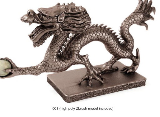 龍3Dmax模型素材