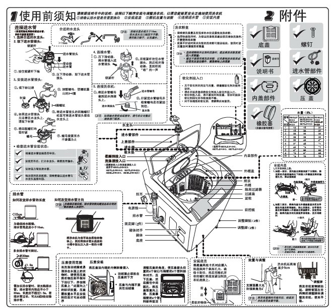 海尔xqs65-byd1328洗衣机使用说明书