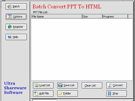 Ultra PPT To HTML Converter